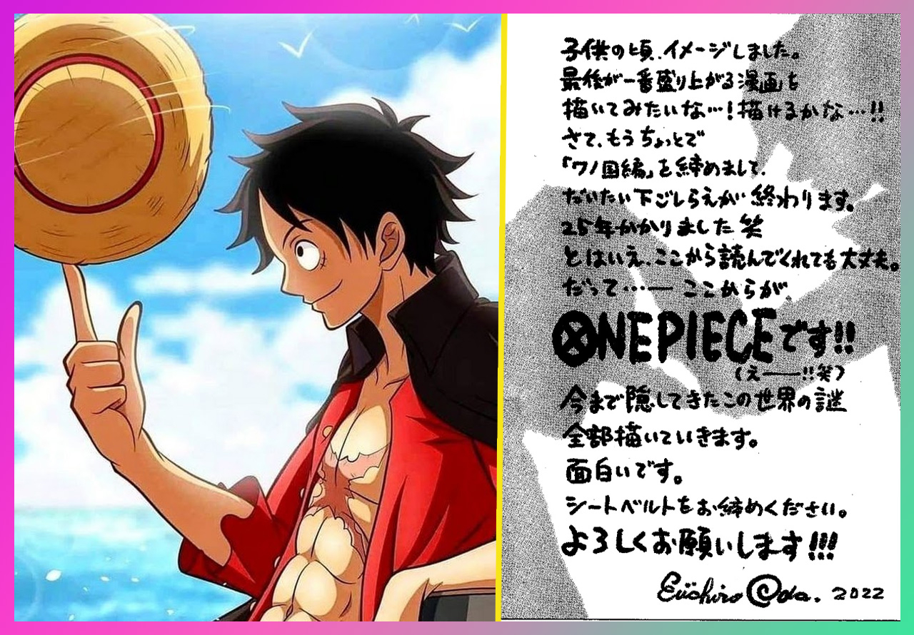 Lo siento: el manga de One Piece podría cambiar el ritmo de sus  publicaciones después del último mensaje lanzado por su autor