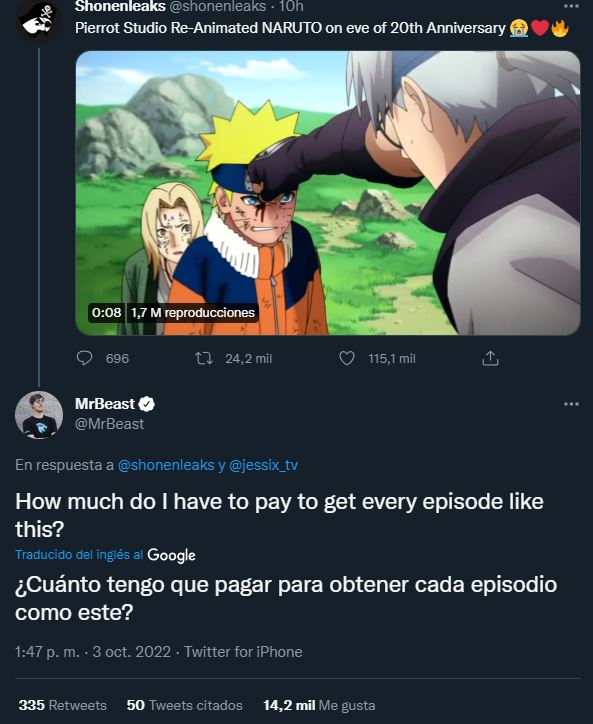 MRBEAST VAI PAGAR $9.000.000 NO REMAKE DE NARUTO? 